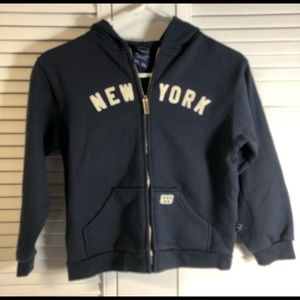 Blue marlin nwot size 7 blue zip up Hoodie